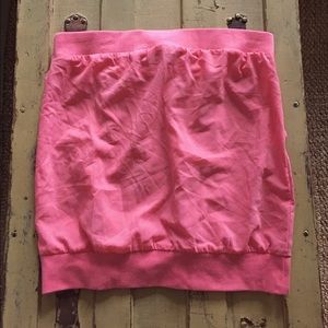 OLD NAVY BOHO CORAL PINK STRAPLSS TUBE TANK TOP XS